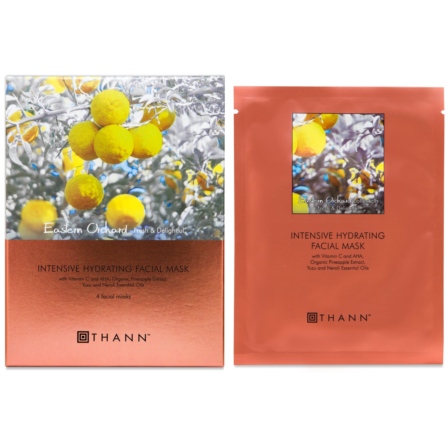 Eastern Orchard Intensive Hydrating Facial Mask Set (4 Stück)